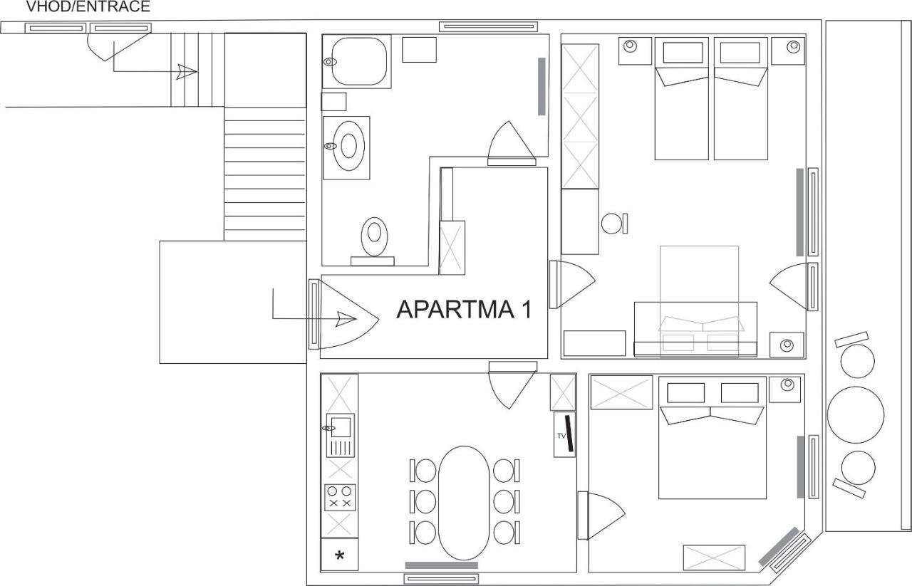 Apartma Kramar Podkoren Kranjska Gora Zewnętrze zdjęcie